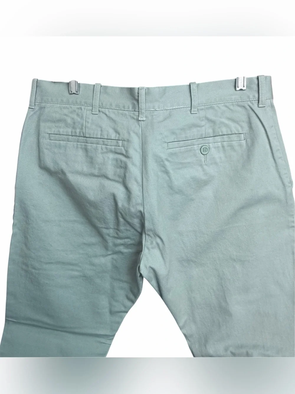 J CREW The Driggs Pants Slim Fit Green Cotton Chinos 33x30
